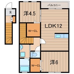 相馬駅 徒歩28分 2階の物件間取画像